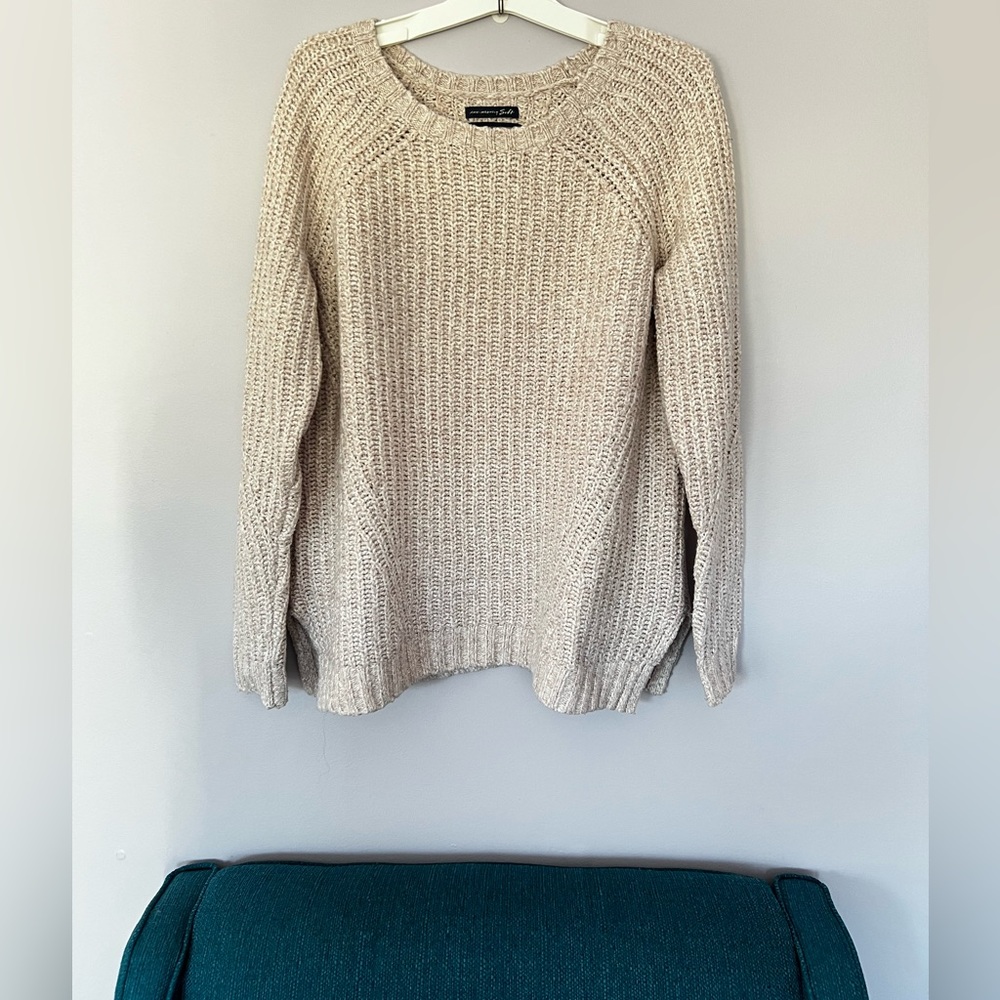 American 🦅 cable knit 🧶 sweater